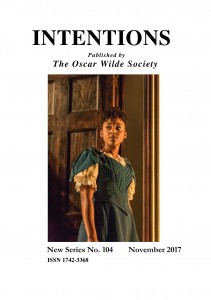 The Wildean: A Journal of Oscar Wilde Studies - The Oscar Wilde Society