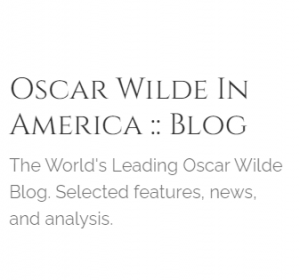 Oscar Wilde in America Blog