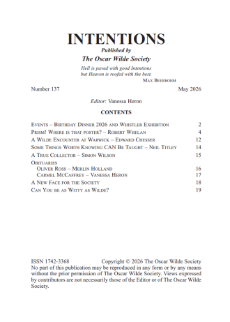 Intentions 137 TOC