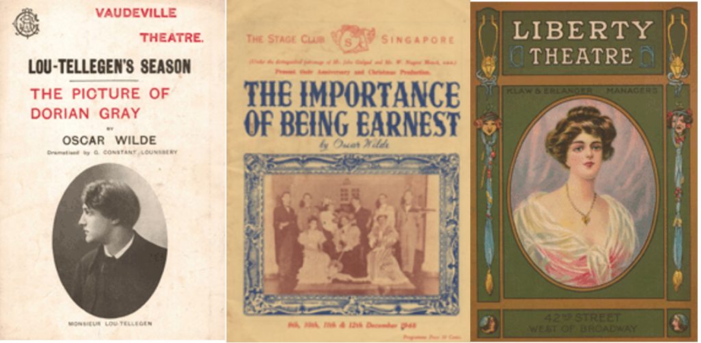 Oscar Wilde Theatre Programmes