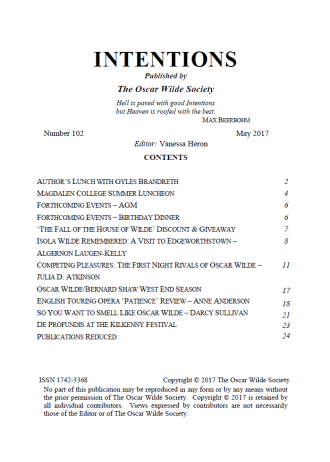 Intentions 102 TOC