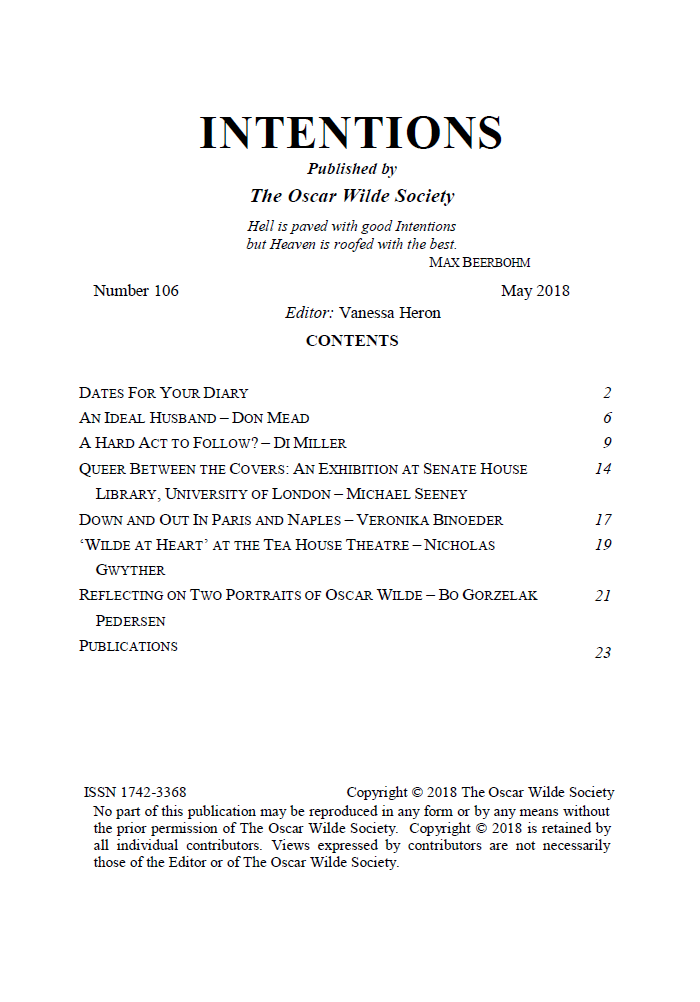 Intentions 106 TOC