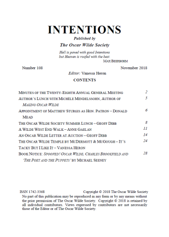 Intentions 108 TOC