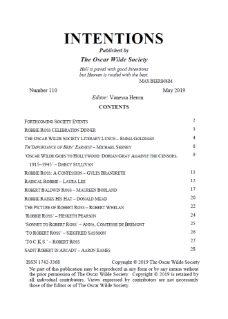 Intentions 110 TOC