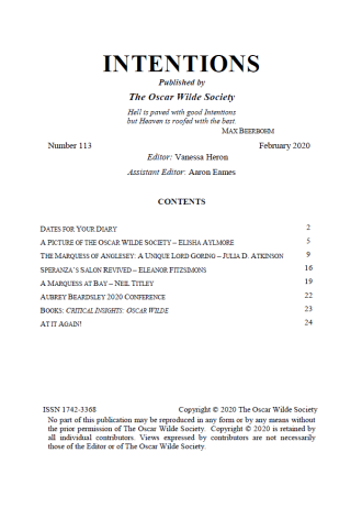Intentions 113 TOC