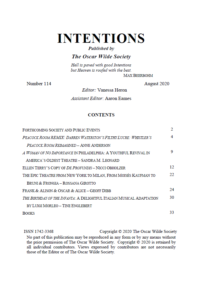 Intentions 114 TOC