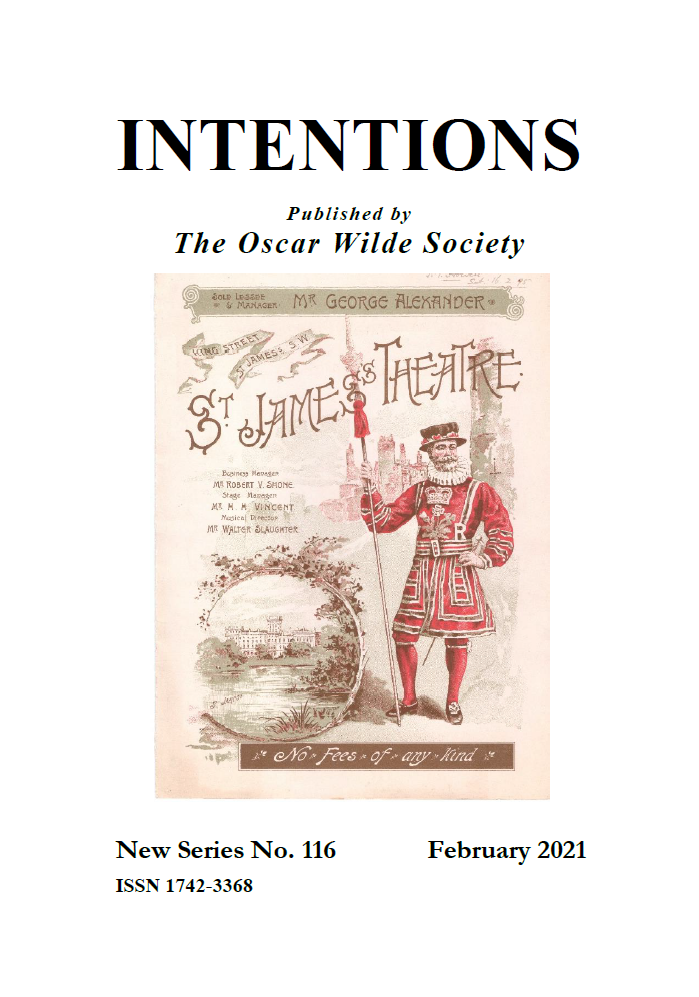 Intentions 116 Cover
