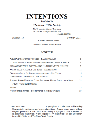 Intentions 116 TOC