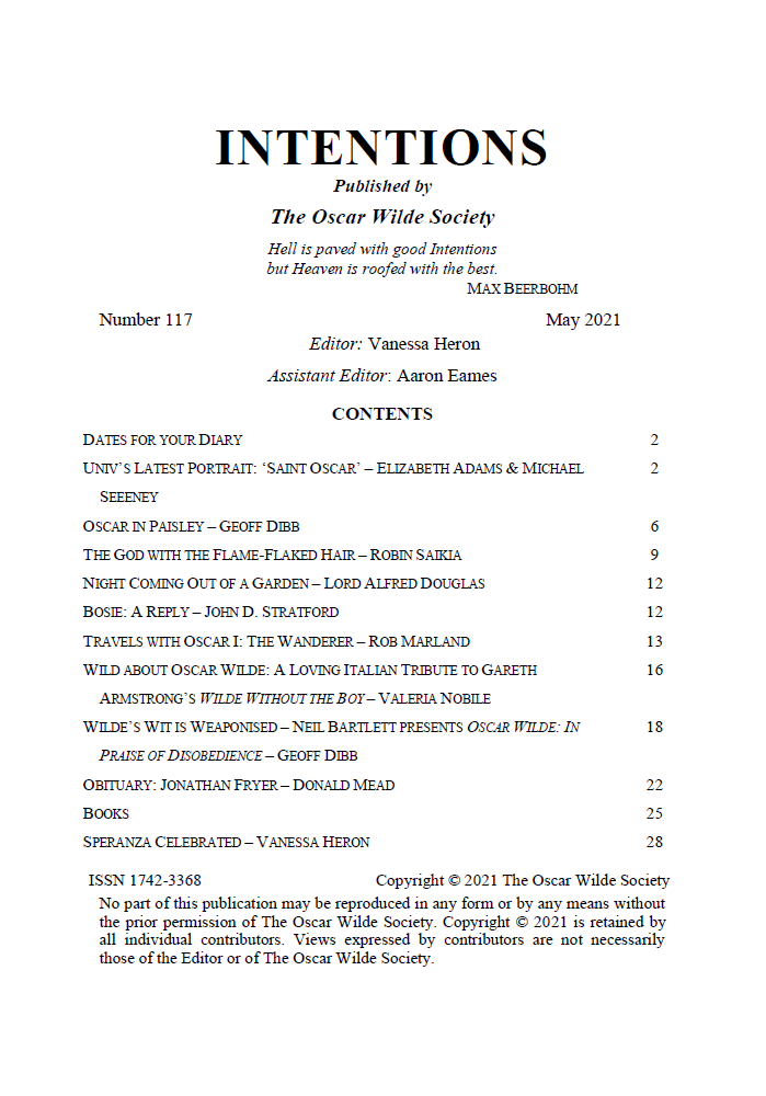 Intentions 117 TOC