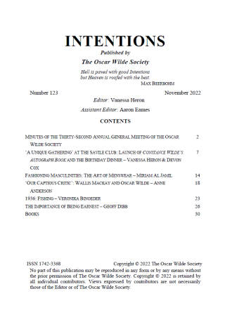 Intentions 123 TOC