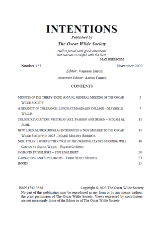Intentions 127 TOC