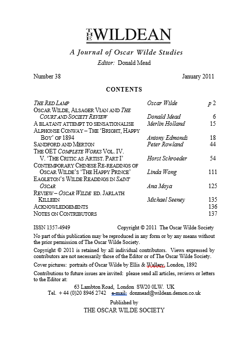 Wildean 38 TOC