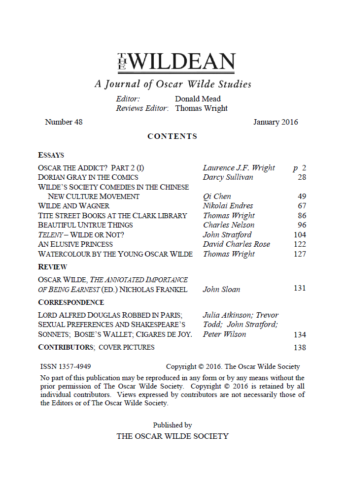 Wildean 48 TOC