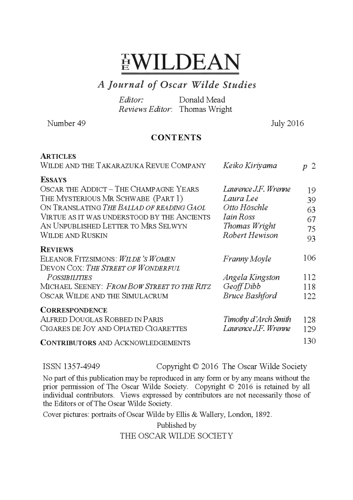 Wildean 49 TOC