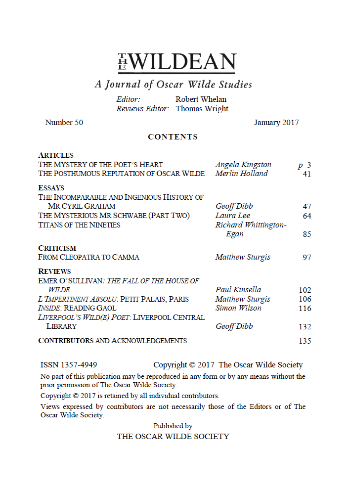 Wildean 50 TOC