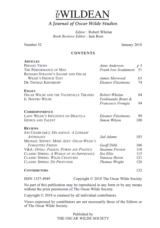 Wildean 52 TOC