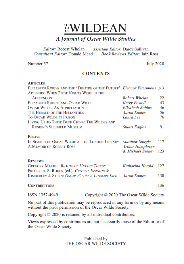 Wildean 57 TOC