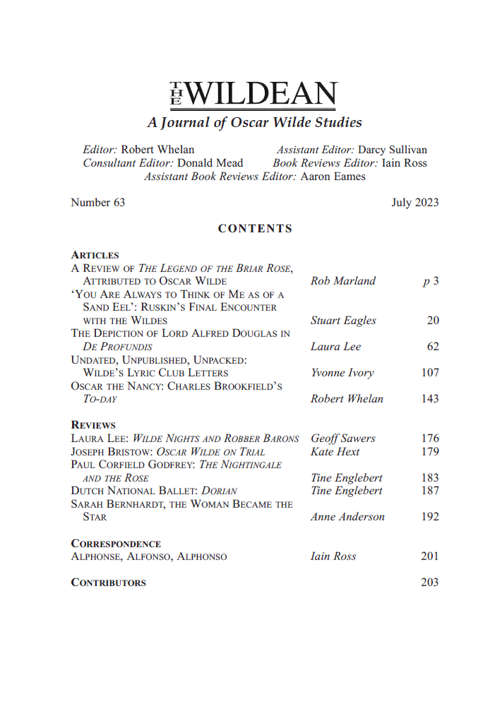 Wildean 63 TOC