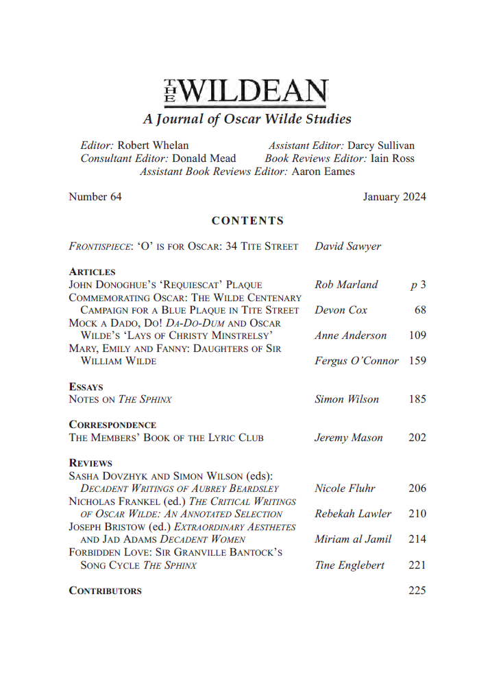 Wildean 64 TOC