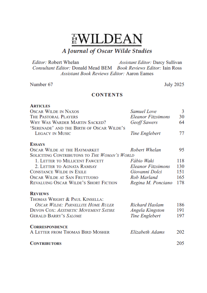 Wildean 67 TOC
