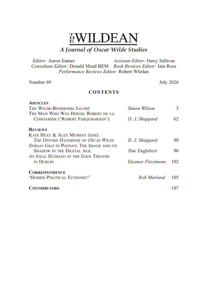Wildean 69 TOC